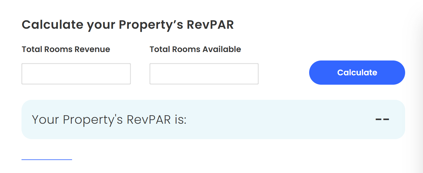 how to calculate revpar